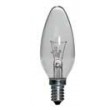 Ampoule incandescent flamme E14 25w claire