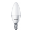 Ampoule LEDcandle Philips flamme 5.5w substitut 40w 470lumens blanc chaud 2700K E14