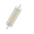 Ampoule LED OSRAM DIM LINE 15W substitut 125W 2000 lumens blanc chaud 2700K R7s