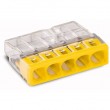 Boite de 100 wago 2273-205 entrées 5 X 0.5-2.5mm CU Rigide