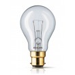 Lampe à incandescence philips 24V 60W B22 à baionnette 2700k CL