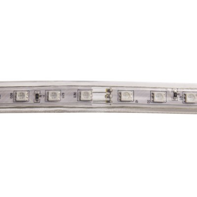 Bobine LED RGB 50m 230V étanche IP65 60LED par mètre avec télècommande