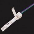 Connecteur simple câblé pour ruban LED 10mm RGB