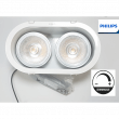 PHILIPS Encastrable LED AR111 2*15W 2700k Blanc chaud 810 lm par lampe dimmable diamètre de perçage 115mm