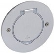 Prise de sol 2P+1T 16A en inox brossé Arnould Platinum