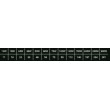 Chaine de 20 modules FDS-LENS-3W  1.8W parmodule blanc 6000K-8000K IP67