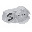 Douille Vollante G13 avec porte starter T8 pour tubes fluorescents