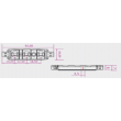 EasyledII chaine de 100 modules LED VERT de 3 points, 0.24w 12V IP67 20820032