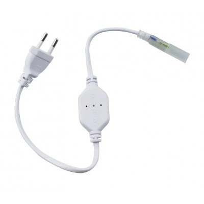 Rouleau LED 50m 10W/m 840lm 220V AC SMD5050 60 LED/m Blanc chaud 3000k IP65