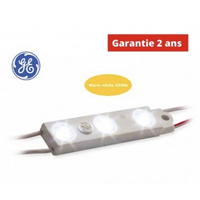 Chaîne de 50 modules 3 leds Blanc chaud 3.9W Tetra MiniMax 12V 32mA GEMM32-2