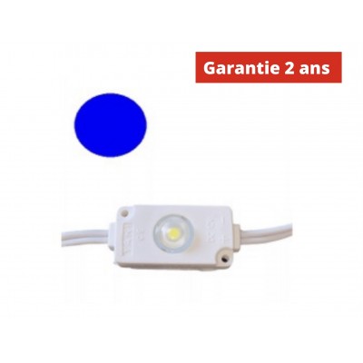 Chaine modulaire de 100 modules led Bleu de puissance 0.24W/ module IP65 12v