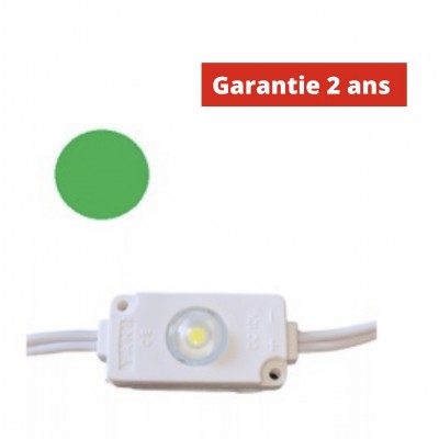 Chaine modulaire de 100 modules led Vert 24W/module IP65 12v 150mm