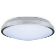 ROMERO CHROME Plafonnier 2*E27 Collerette alu brossé 230v IP20