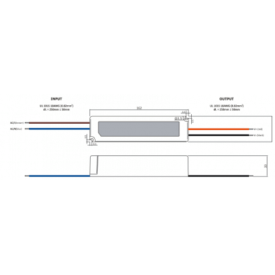 Alimentation PLV-60-5 2.2A Etanche IP67