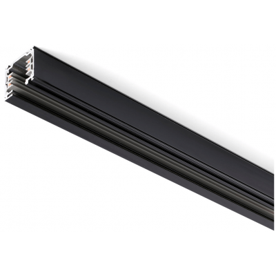 rail 3 allumages triphasé 1m noir