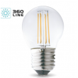 Ampoule LED FMB Filament A60 4W Blanc neutre 3000k 470lm E27