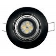 Spot LED CLASSIC encastré rond orientable noir 9W 420lumens Blanc chaud 3000K MEANWELL 12V