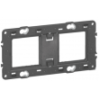LE80252 - Support 2 postes Legrand Batibox à vis compatible Mosaic & Soliroc
