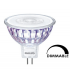 Ampoule Master LEDspot Philips MR16 DIM 7W substitut 50w 660lumens blanc chaud 2700K Gu5.3
