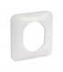 Plaque Schneider Electric gamme Ovalis en finition blanc 1 poste s260702