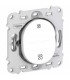 Ovalis - poussoir VMC - sans arrêt - sans plaque - Blanc - S261236