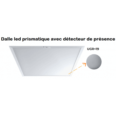 Télécommande LITED pour Dalle LED SENSE Prismatique  40w avec détecteur de présence