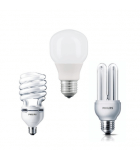 Culot E27 fluocompacte